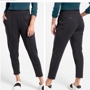 Athleta Venice Pintuck Pant Black Sz XS